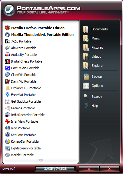 PortableApps Platform 26.0 free downloads