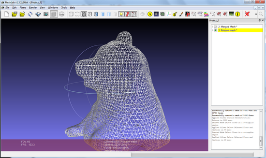 meshlab align point clouds