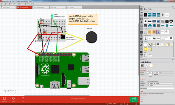 fritzing raspberry pi camera