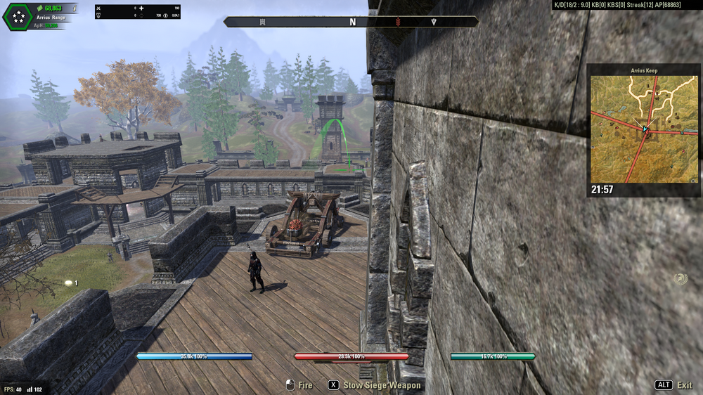 ESO pvp catapult